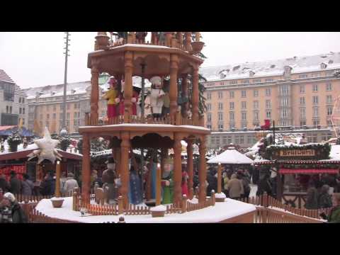 Christmas Time in Dresden, Saxony, Germany - December 2012