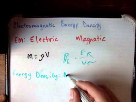 EM to Optics 17 c :  Electromagnetic Energy Density 3/3