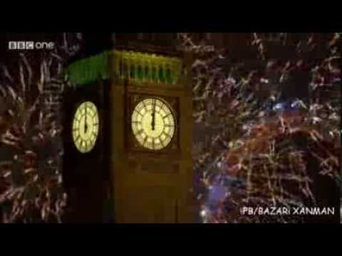 New Year's Eve Fireworks London 2014 ~ Gary Barlow's Big Ben Bash Live ~ BBC ONE