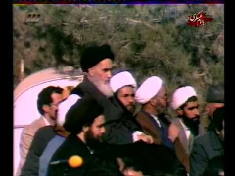 Return of Imam Khomeini to Iran on Feb 1, 1979