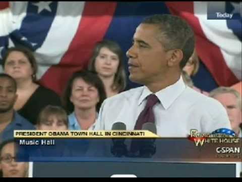 Obama eliminates NASA jobs & Space program, promises the Moon - Cincinnati, Ohio speech