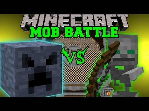 MEGA BLOCK VS SKELETON FRIEND - Minecraft Mob Battles - Anti Plant Virus & BossCraft 2 Mods