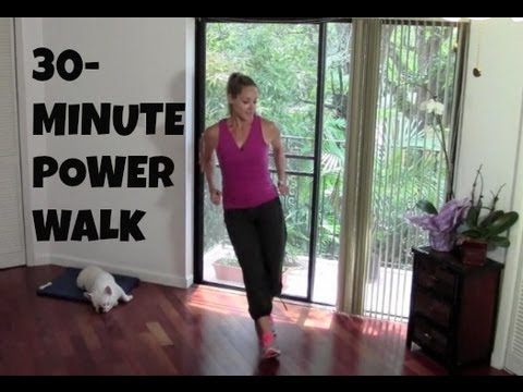 Walking Exercise - Power Walk (fat burning, power walking, walking workout)