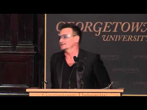 U2News - Bono at Georgetown University - Part 2