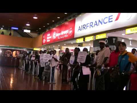 Kenya : Jomo Kenyatta International Airport 1/2 Arrival,  nairobi, 2012