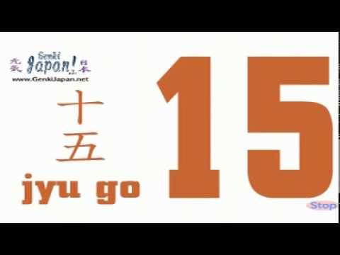 Learn Japanese Numbers 1 to 20