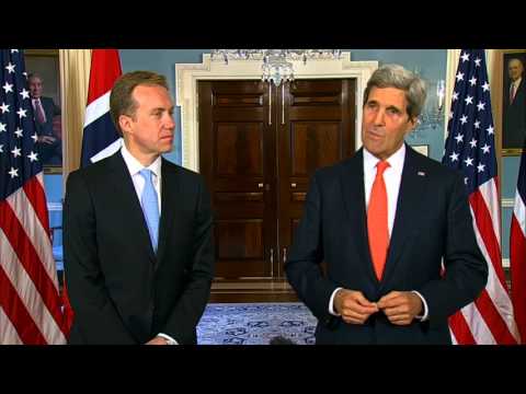 Secretary Kerry Delivers Remarks With Norwegian Foreign Minister Brende