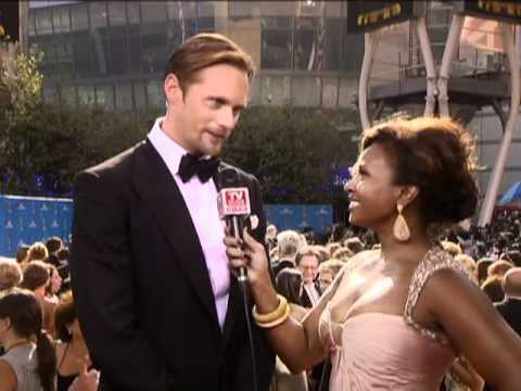 True Blood - Alexander Skarsgård - interviews from the Emmy Red Carpet.