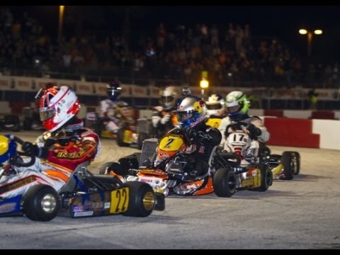 Go Kart Racing at Night - Red Bull Kart Fight 2011