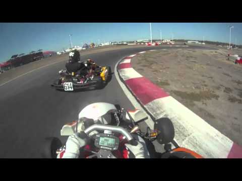 125cc Shifter Kart Racing at Dallas Karting Complex - Dave Ogburn