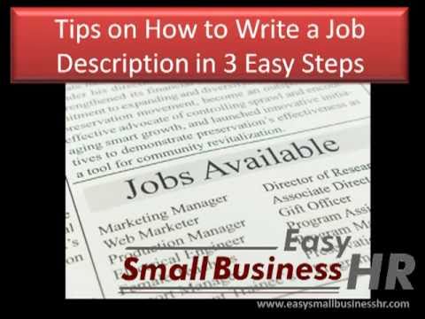 How to Write a Job Description in 3 Easy Steps