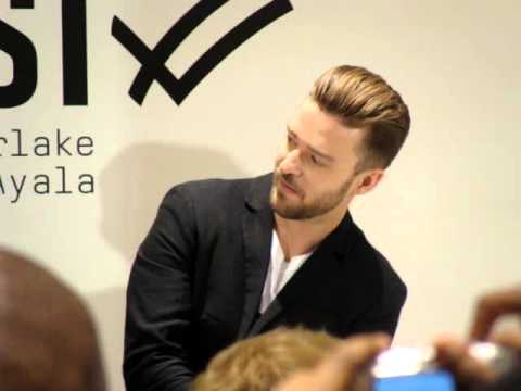 Justin Timberlake William Rast Launch at The Bay Toronto