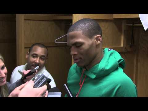 Russell Westbrook Post Game Interview February 12, 2013 