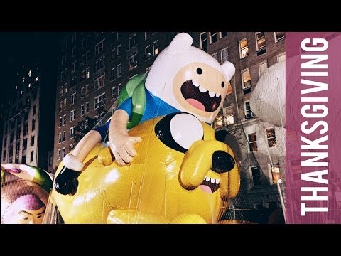 Macy's Thanksgiving Day Parade Balloon Inflation 2013