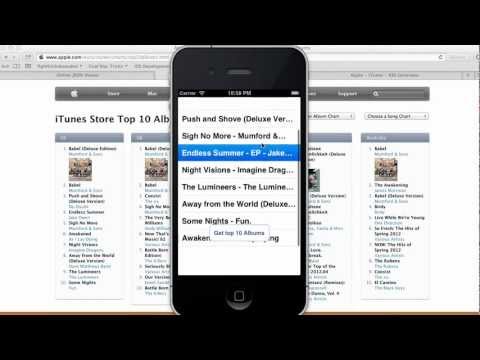 JSON Parsing Tutorial - Xcode 4.5 - Top 10 iTunes Albums