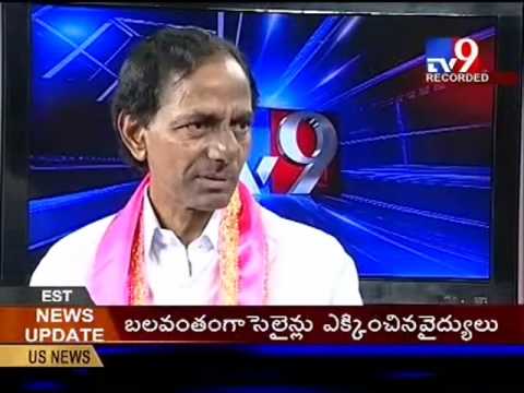 KCR on Telangana vision - interview with TV9 (Part-1)