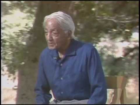 Jiddu Krishnamurti - Attention is like a fire