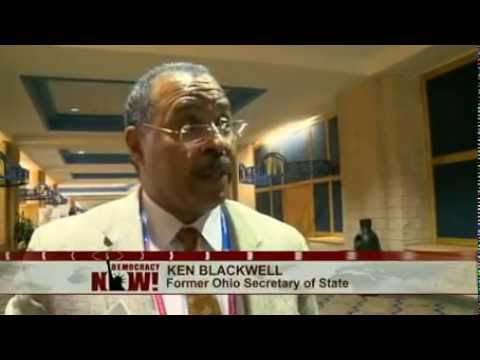 Ex-Ohio Secretary of State Ken Blackwell Questioned on Vote Suppression, From '04 to ID Laws