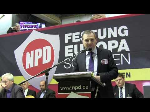 NPD-Bundesparteitag zur Europawahl - Eröffnungsrede Udo Pastörs, Parteivorsitzender