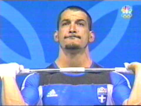 Pyrros Dimas - 207.5kg. C&J Gold Medal Attempt 2004 Olympics