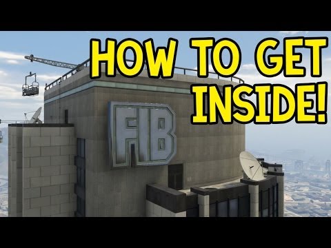 Inside the DEMOLISHED FIB Building + Cargo Plane (GTA 5 Online Gameplay)