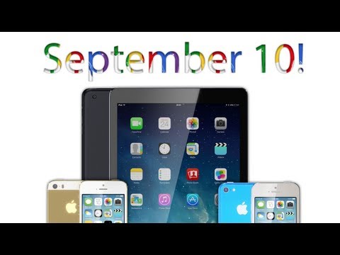 September 10 - iPhone 5S, iPhone 5C, iPad 5