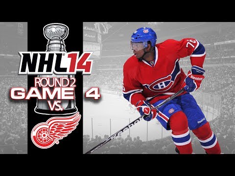 Let's Play NHL 14 - Round 2 Game 4 vs Detroit Red Wings