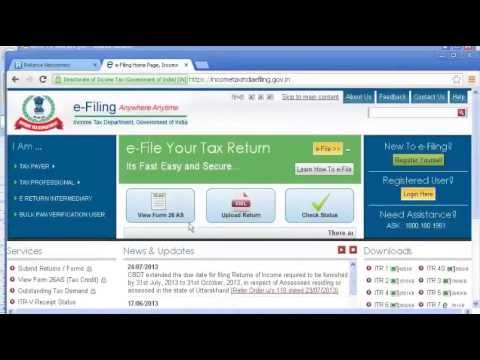 (ITR ONLINE FILING 2013)(English)How to file Income tax return online(1 Hour with no steps skipped)