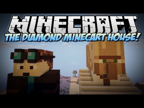 Minecraft | THE DIAMOND MINECART (& Trayaurus) HOUSE! | Build Showcase