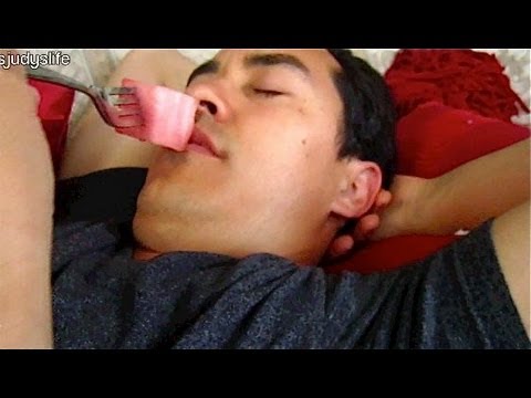 Eating Watermelon while Sleeping - August 14, 2012 - itsJudysLife Vlog