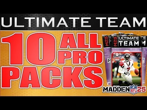 All Pro 10 Pack Opening Madden 25 Ultimate Team 99 Mike Vick Search Is On Madden 25 xbox One