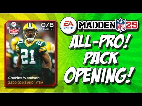 Madden 25 Ultimate Team - NEW Charles Woodson + All-Pro Pack Openings! - MUT 25