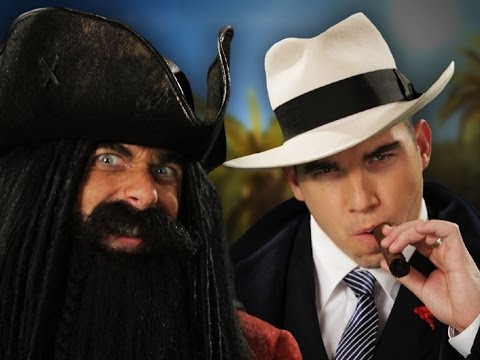 Blackbeard vs Al Capone.  Epic Rap Battle of History Season 3.