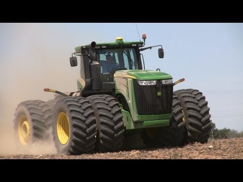 Pitstick Farms - John Deere 9560R and 9530 Tractors on 5-7-2013