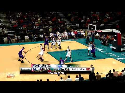 NBA 2K13 Gameplay - Charlotte Hornets vs New Orleans Pelicans