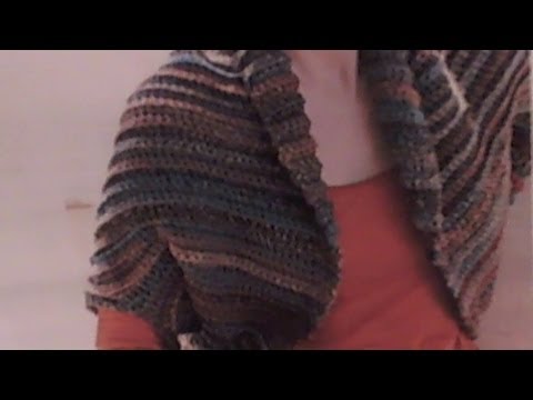 How to crochet a shrug / Easiest Crochet Shrug (tambien en Espanol)