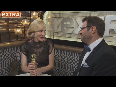 Backstage at Golden Globes: Cate Blanchett Praises Woody Allen For His Female Roles