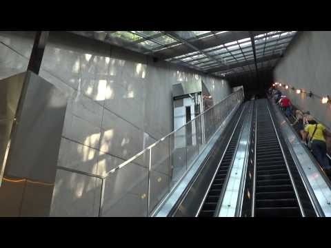 AWESOME Incline funicular elevator @ Huntington Metro Station Huntington VA