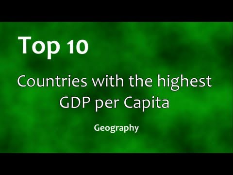 Top 10: Countries with the highest GDP per Capita