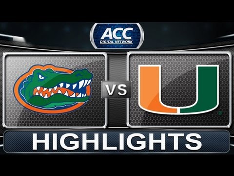 2013 ACC Football Highlights | Florida vs Miami | ACCDigitalNetwork