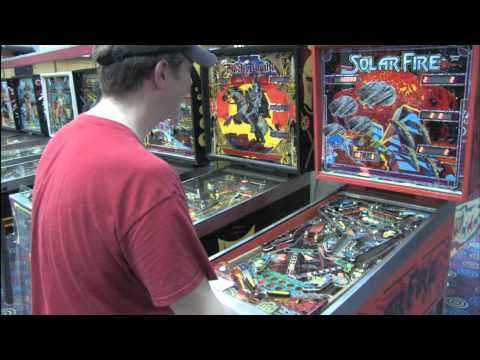 Classic Game Room - SOLAR FIRE Pinball Machine review