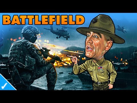 The Celeb Gamer - Sergeant Hartman plays Battlefield  3