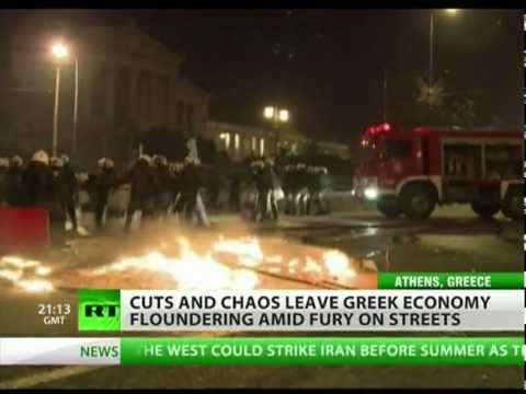 Moody's downgrades EU countries amidst Greek riots