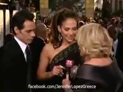 Jennifer Lopez & Marc Anthony - Golden Globes 2007 Interview