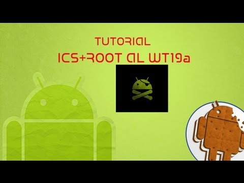 Tutorial ICS+ROOT Sony ericsson live WT19a