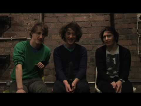 The Wombats on the Ed Goldengee show