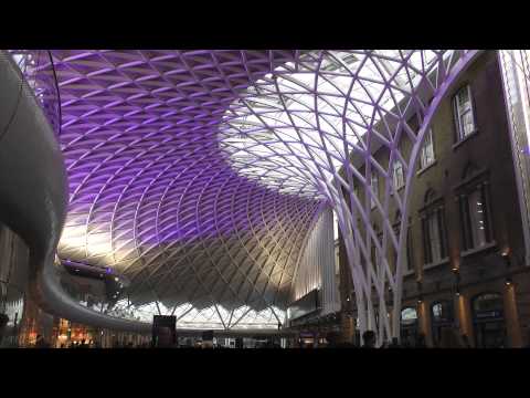 London St Pancras King's Cross & Paddington Railway Stations 9th & 13th January 2013 John Betjeman