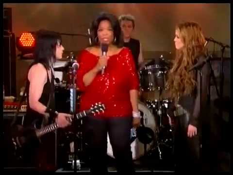 Miley Cyrus & Joan Jett - Interview & Performance on The Oprah Show (2011) (HD)