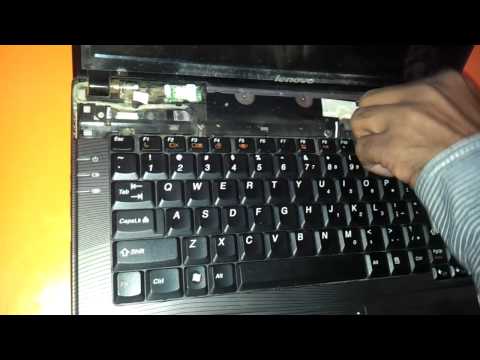 replacing lcd dvdwriter keyboard inverter board of lenovo g430 g530 notebook