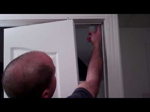 Repairing & adjusting a folding closet door